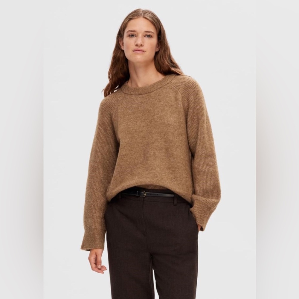 Selected Femme Rena Jumper – Toasted Coconut (XL) - Picture 5 of 8